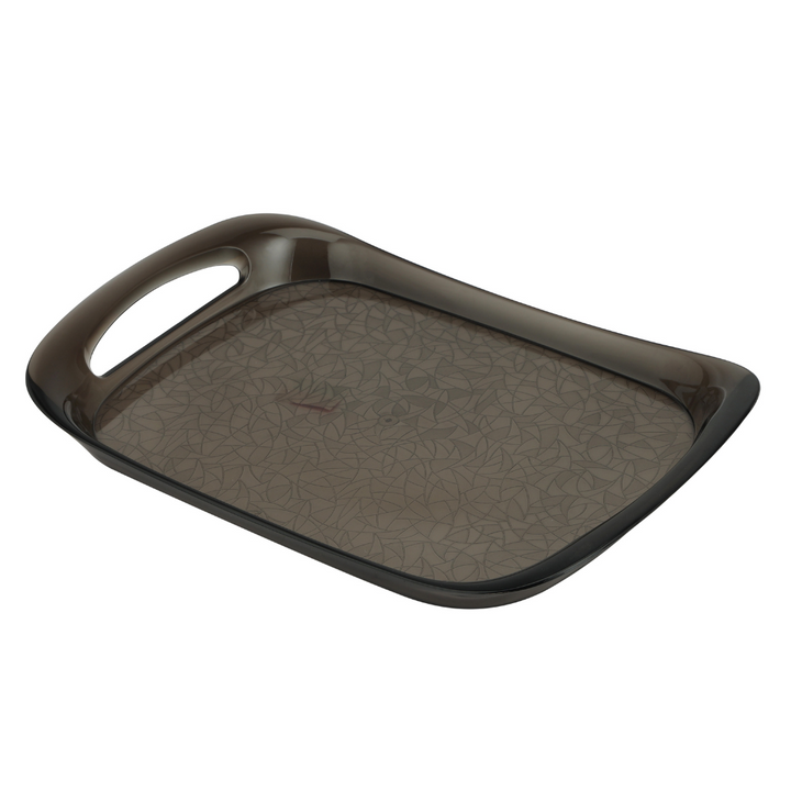 Stylish & Durable Smoked Gray Acrylic Tray 