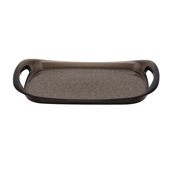 Stylish & Durable Smoked Gray Acrylic Tray 