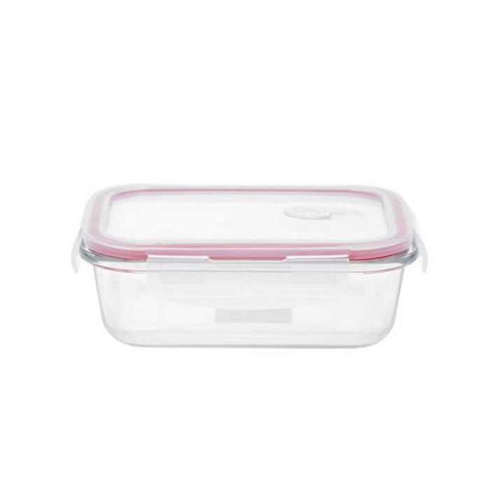 Airtight Glass Container, 400ml, Borosilicate Glass, Heat Resistant, Dishwasher/Oven/Freezer Safe, Leak Proof for Meal Prep - Souk Al RasFood Storage Containers