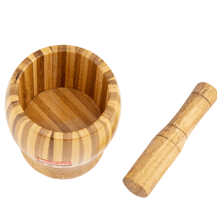 Bamboo Grinding Bowl |Made of high - quality bamboo material. - Souk Al RasCooking Utensils