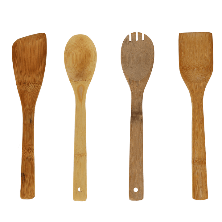 Bamboo Kitchen Tool Set 5 Piece|Easy to clean and maintain - Souk Al RasKitchen Tools