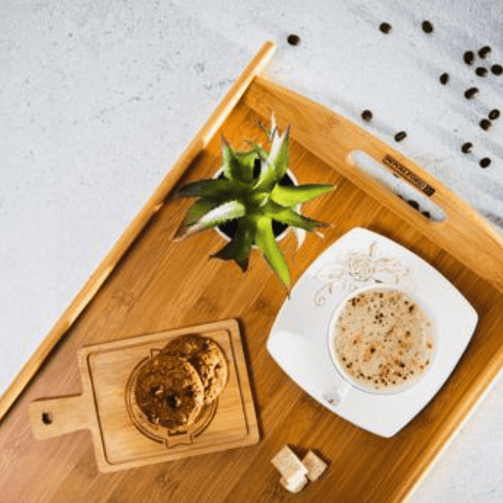 Bamboo Serving Tray - Lightweight - Souk Al RasDinnerware