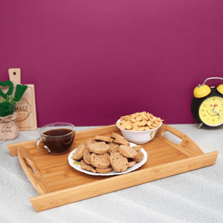 Bamboo Serving Tray - Lightweight - Souk Al RasDinnerware