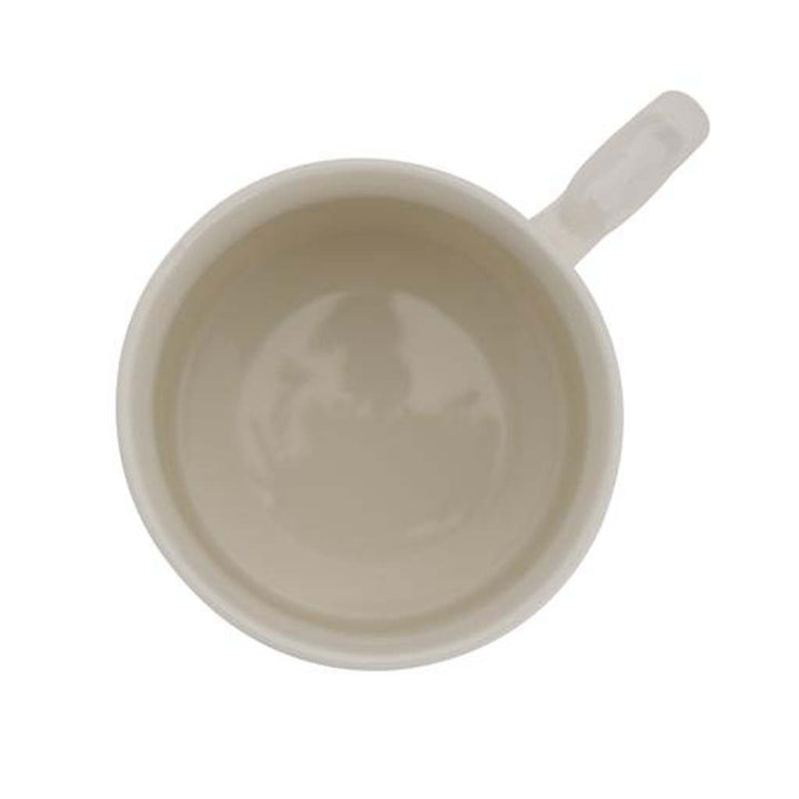 Bone Wave Mug New Bone China Chip Resistant & Durable Tea, Cappuccino, Coffee, Latte Cup 340ML - Souk Al RasMugs