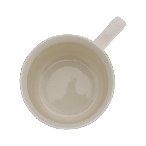 Bone Wave Mug - New Bone China - Chip Resistant & Durable - Tea, Coffee, Cappuccino, Latte Cup 313ML - Souk Al RasMugs