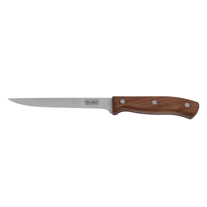 Bonning Knife, Sharpe Stainless Steel Blade, Walnut Wood Handle 15CM - Souk Al RasCutlery & Flatware