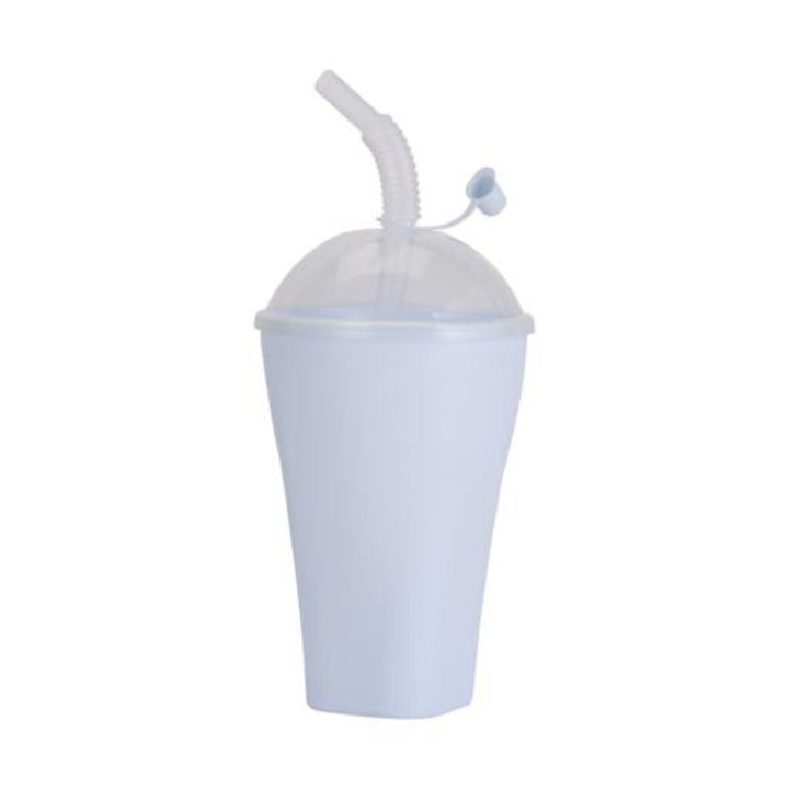 BPA - free Straw Cup With Lid 500ML - Souk Al RasDrinkware