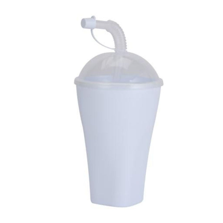 BPA - free Straw Cup With Lid 500ML - Souk Al RasDrinkware