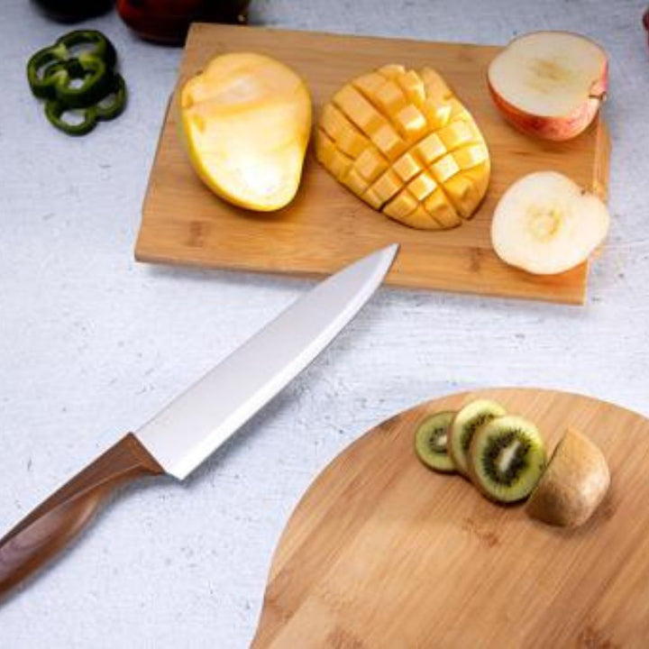 Chef Knife Ultra Sharp Stainless Steel Blade - All Purpose 20CM - Souk Al RasKitchen Knives