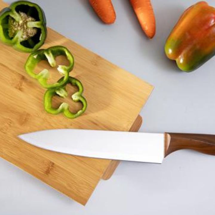 Chef Knife Ultra Sharp Stainless Steel Blade - All Purpose 20CM - Souk Al RasKitchen Knives