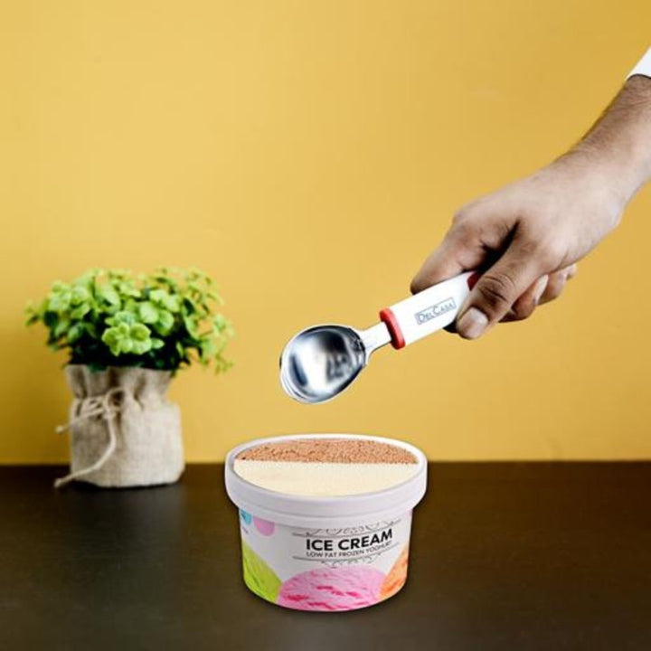 Comfortable Grip ABS Handle Stainless Steel Ice Cream Scoop - Souk Al RasFlatware