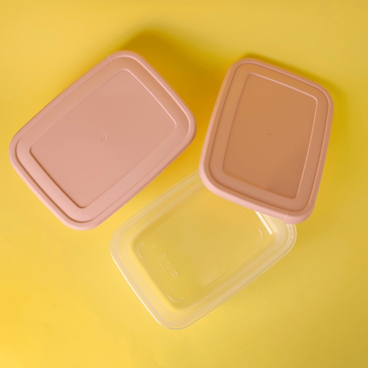 Cook & Lock Rectangular Storage Container, 2Pcs 2000ML - Souk Al RasFood Containers & Lunch Boxes