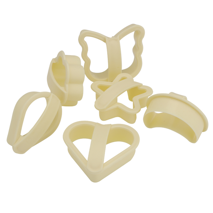 cookie cutters 6 different shaped cookie