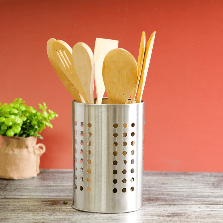 Cutlery Holder Stainless Steel Countertop Organizer - Souk Al RasCutlery & Flatware