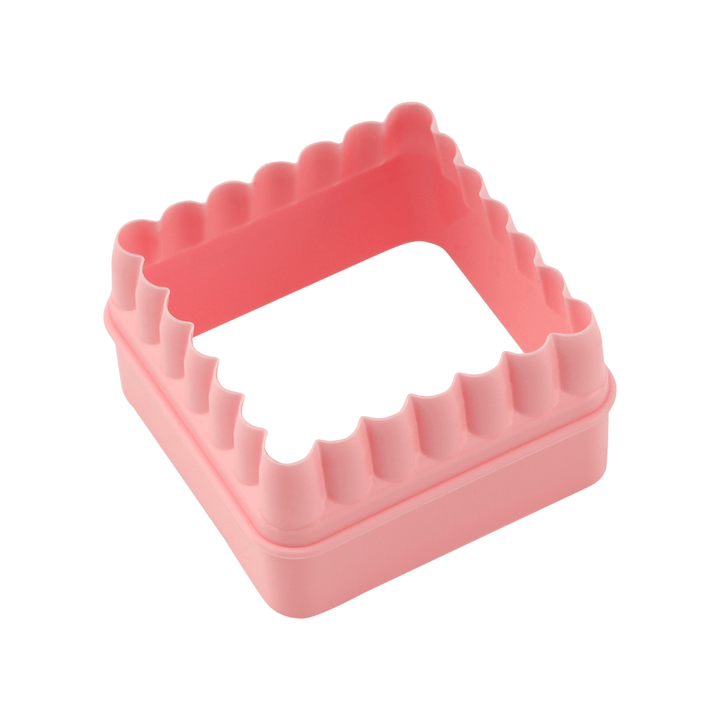 Double Side Square Cookie Cutter, PP Polymer Cutter 4pcs - Souk Al RasBakeware