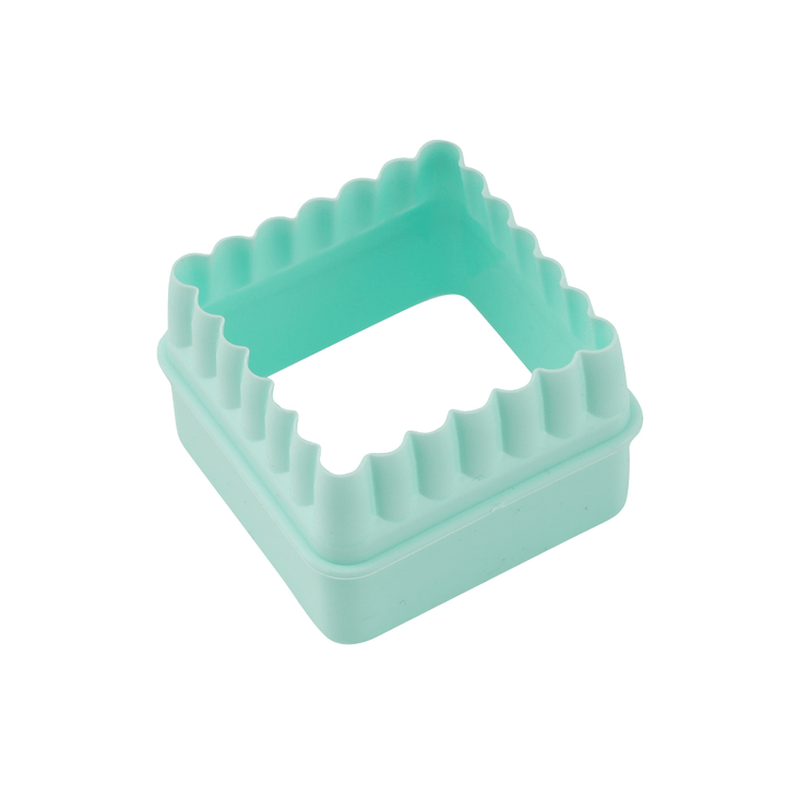 Double Side Square Cookie Cutter, PP Polymer Cutter 4pcs - Souk Al RasBakeware