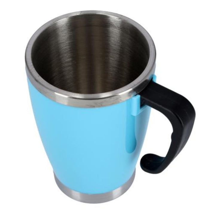 Double - Wall, High - Grade Stainless Steel Travel Mug with 420ml Capacity - Keeps Beverages Hot or Cold - Souk Al RasDrinkware