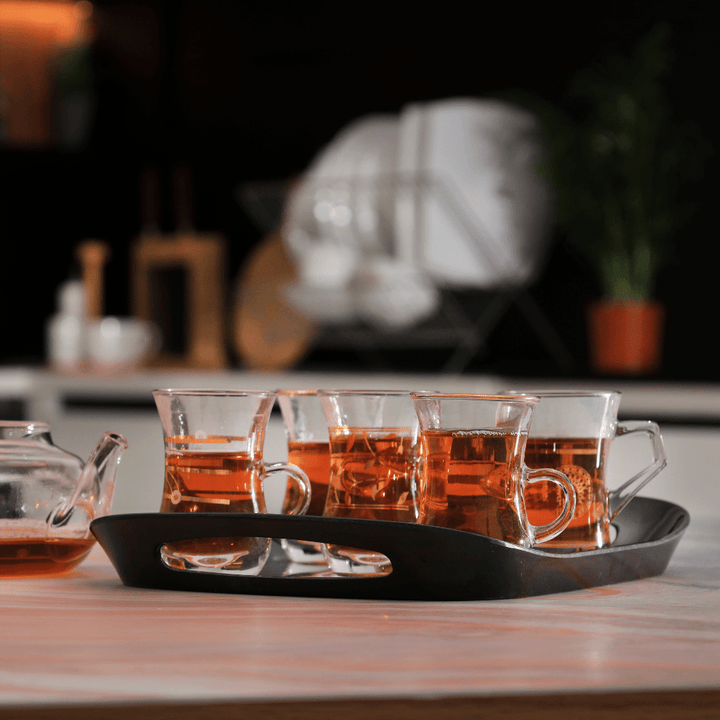 Dove Tray, Orchid, Decorative Serving Trays, Trays with Handles 12.2CM - Souk Al RasServing Dishes Trays & Platters