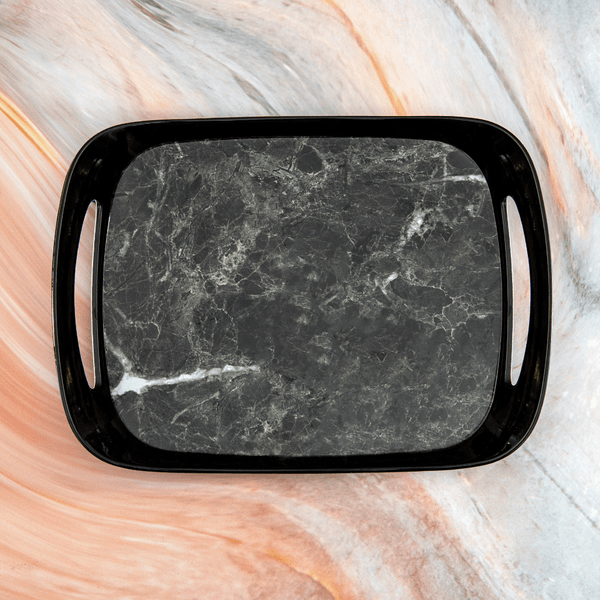 Dove Tray, Orchid, Decorative Serving Trays, Trays with Handles 15.2CM - Souk Al RasServing Dishes Trays & Platters