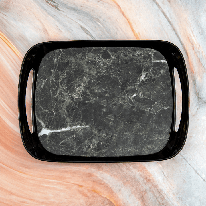 Dove Tray, Orchid, Decorative Serving Trays, Trays with Handles 15.2CM - Souk Al RasServing Dishes Trays & Platters