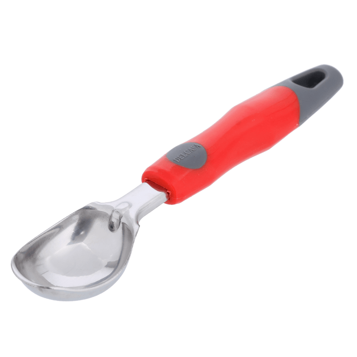 Durable Stainless Steel Ice Cream Scoop - Silver and Red 21X4.2CM - Souk Al RasKitchen Accessories