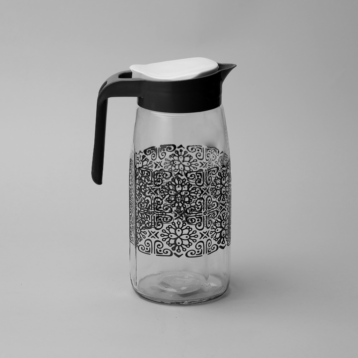 Fiesta Decorated Glass Water Jug 1450ML - Souk Al RasWater Bottles