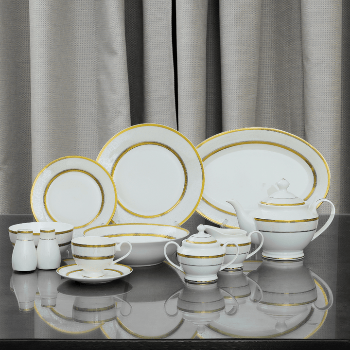 Fine Bone Dinner Set 83PCS - Souk Al RasDinnerware Sets