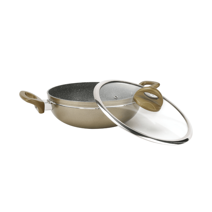 Forged Aluminium Non - Stick Pots & Pans, Cookware Set of 10Pcs - Souk Al RasCookware Sets