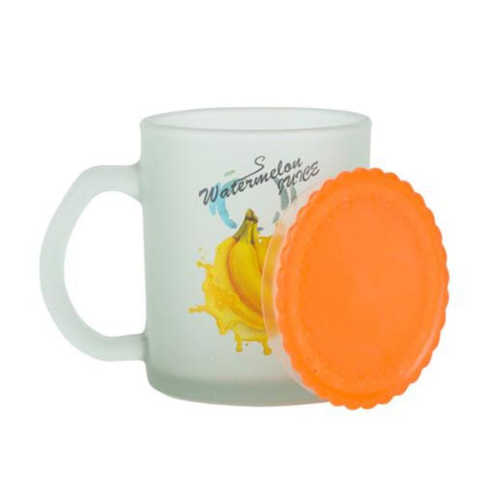 Freezable Mug with Fruit Design and Lid - Keep Your Drinks Frosty in this Frozen Mug Jug 300 ML 10oz - Souk Al RasDinnerware