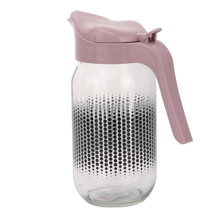 Glass Jug with Lid, BPA Free Jug 1000ML - Souk Al RasDrinkware