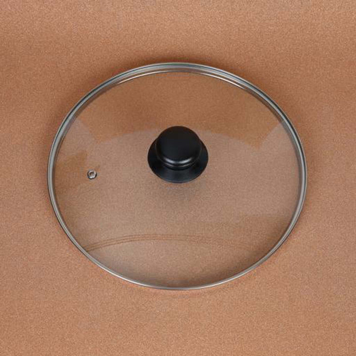 Glass Lid with Bakelite Knob 28cm - Souk Al RasPot & Pan Lids