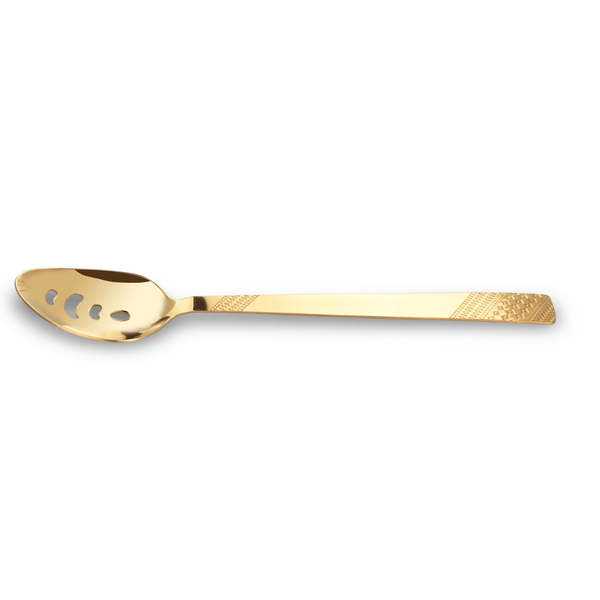 Gold Pan Slotted Serving Spoon 30CM - Elegant and Functional - Souk Al RasServeware