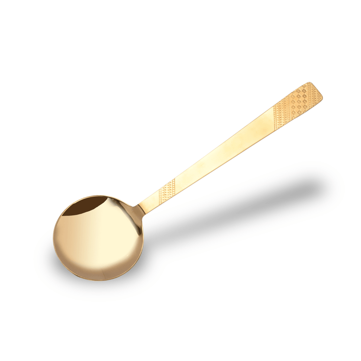 Gold Plain Skimmer - 30CM Stainless Steel, Premium Quality - Souk Al RasSpatulas Whisks & Turning Spoons