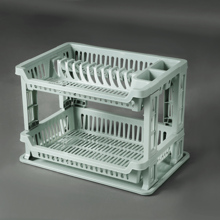 High - quality Plastic Dish Rack 2 Layer - Souk Al RasAccessories