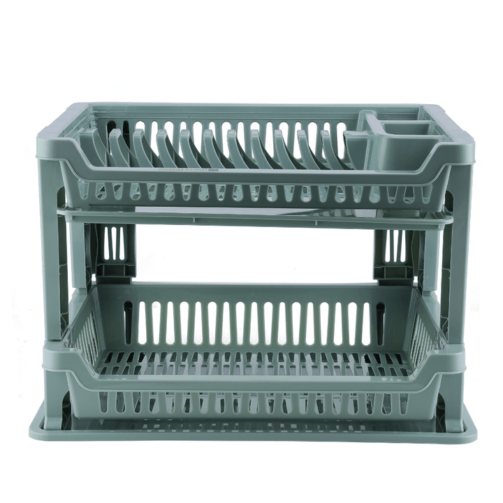 High - quality Plastic Dish Rack 2 Layer - Souk Al RasAccessories