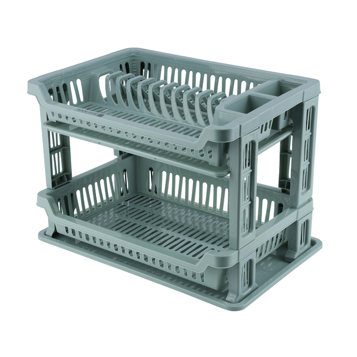 High - quality Plastic Dish Rack 2 Layer - Souk Al RasAccessories