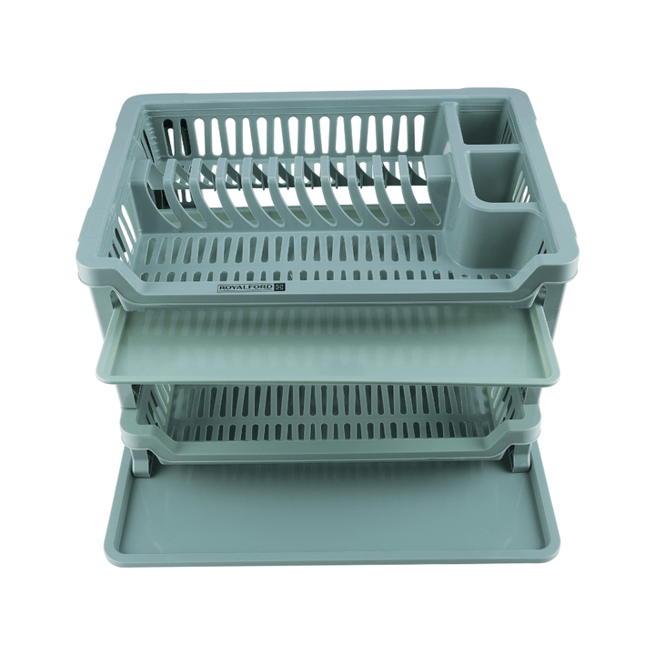 High - quality Plastic Dish Rack 2 Layer - Souk Al RasAccessories