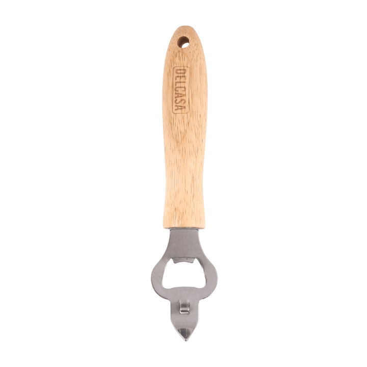 High - Quality Stainless Steel Opener with Wooden Handle - Souk Al RasCooking Utensils