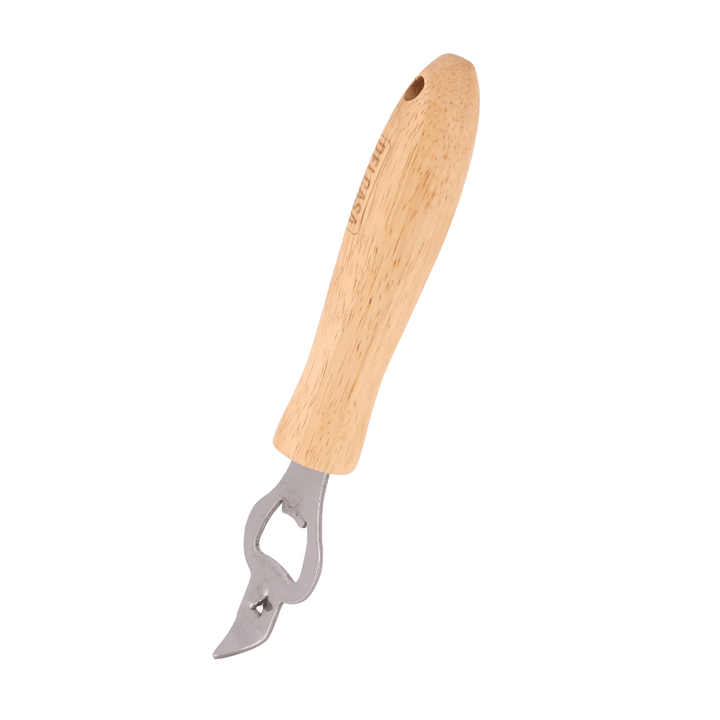 High - Quality Stainless Steel Opener with Wooden Handle - Souk Al RasCooking Utensils