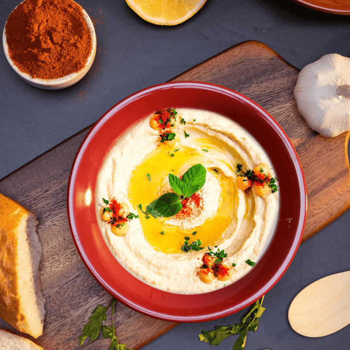 Hummus Bowl for Soups and Salads Maroon 15CM - Souk Al RasPlates & Bowls