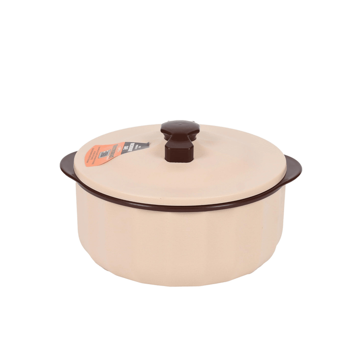 JAYPEE Micro Smart Microwave Safe Insulated Hot Pot Food Warmer Set of 3 (1L - 1.5L - 2L) in Swiss Coffee - Souk Al RasServeware