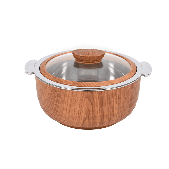 JAYPEE Orbit Thermal Insulated Casserole Hot Pot - 3Piece Set (1L, 1.5L, 2L) in Dark Wood - Souk Al RasServeware