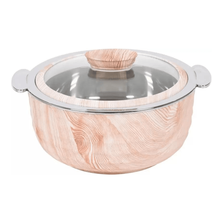 JAYPEE Orbit Thermal Insulated Casserole Hot Pot - 3Piece Set (1L, 1.5L, 2L) in Light Wood - Souk Al RasServeware