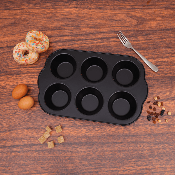 Jumbo Muffin Pan & Baking Pan Made from Food Grade Material 6 Cups - Souk Al RasBakeware