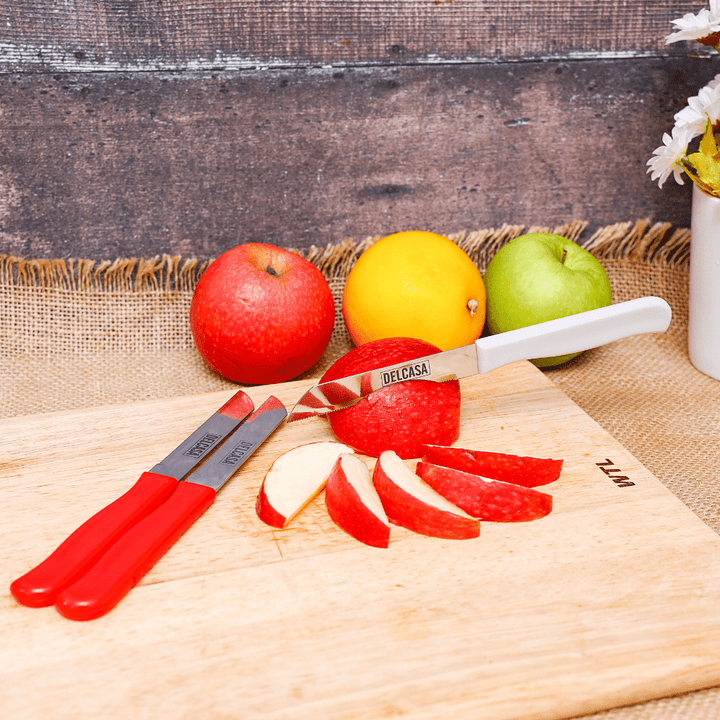 Kitchen Paring Knife Set Ultra Sharp Stainless 3PCS - Souk Al RasCutlery & Flatware