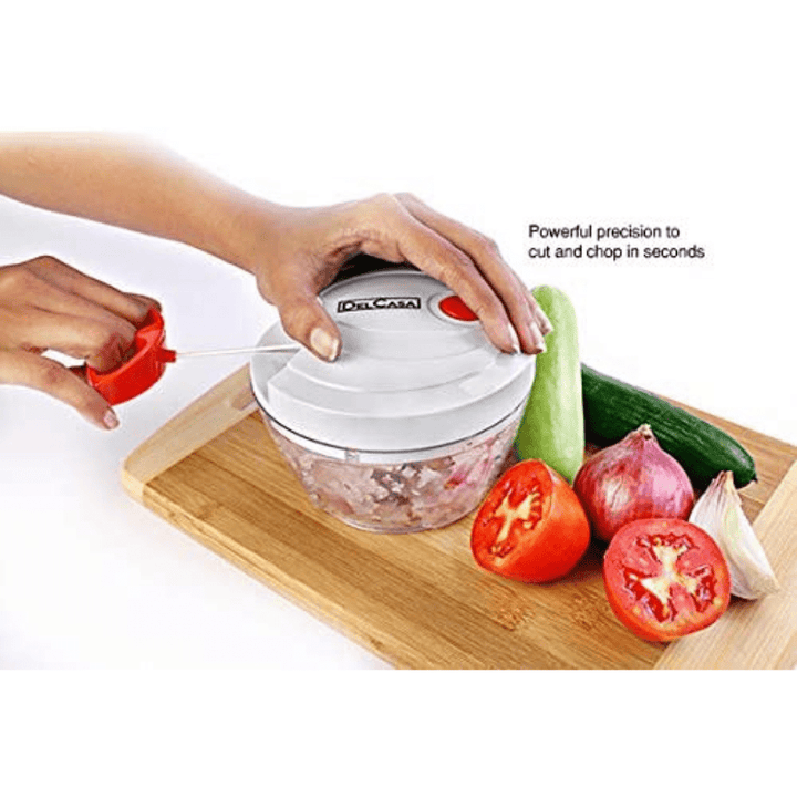 Manual Vegetable Chopper | Hand - Crank Operation | Precise Control for Effortless Chopping - Souk Al RasKitchen Tools & Utensils