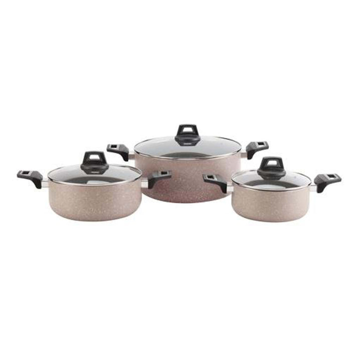 Marble Non - Stick Cookware Set 13pcs - Souk Al RasCookware Sets