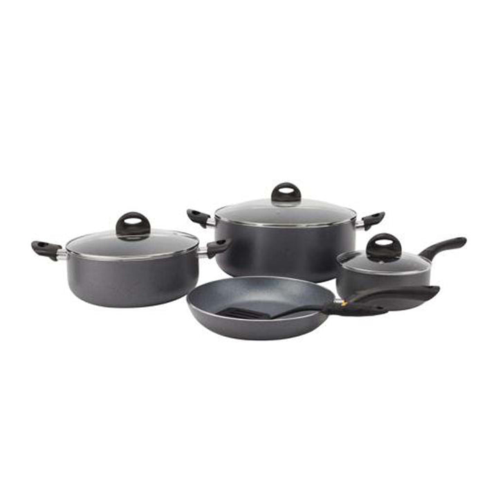 Marble Non - Stick Cookware Set 8pc - Souk Al RasKitchen & Dining