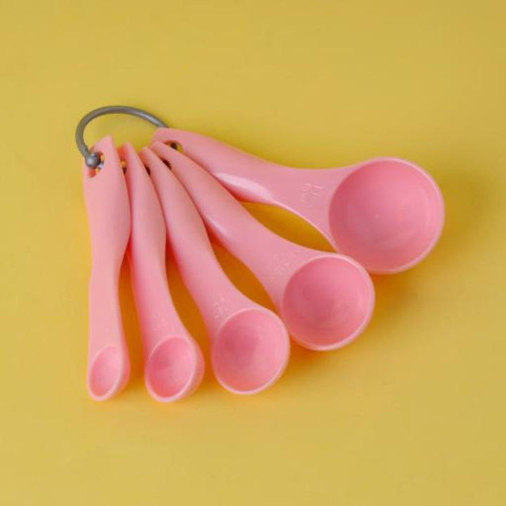 Measuring Spoon Set - 5 PCS (1/4 tsp, 1/2 tsp, 1 tsp, 1/2 tbsp, and 1 tbsp) - Souk Al RasKitchen & Dining