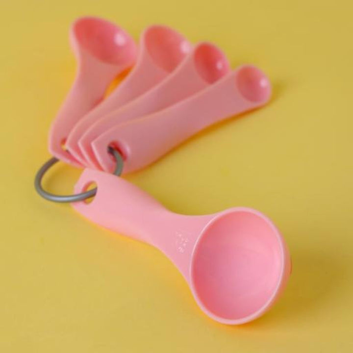 Measuring Spoon Set - 5 PCS (1/4 tsp, 1/2 tsp, 1 tsp, 1/2 tbsp, and 1 tbsp) - Souk Al RasKitchen & Dining